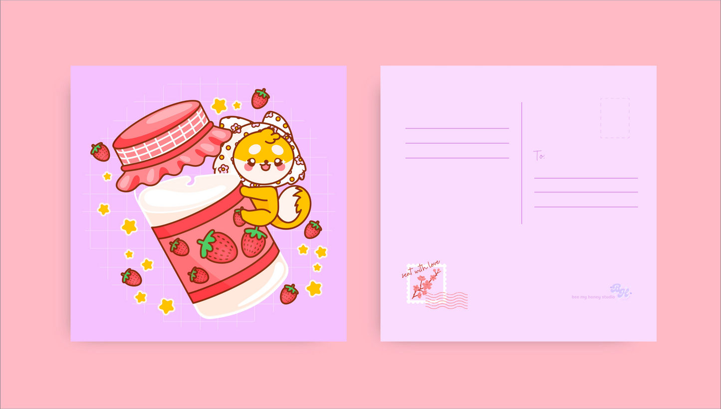 “Strawberry Milk of My Dreams” Art Print