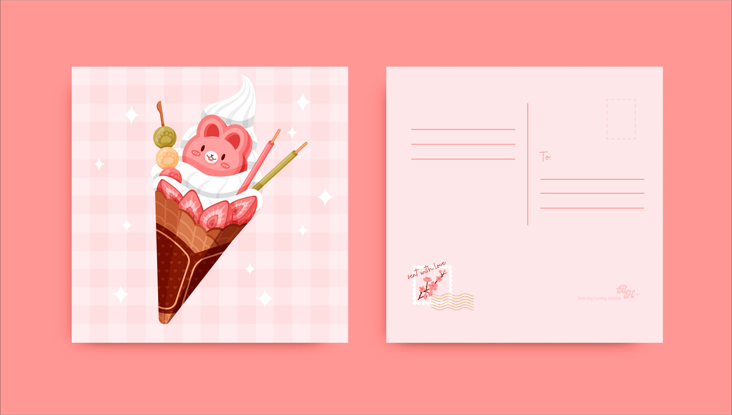 “Ice Cream Delight” Art Print