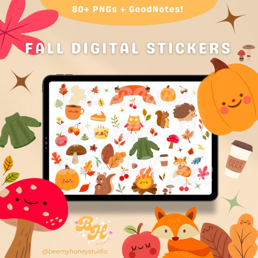 Fall Digital Sticker Pack