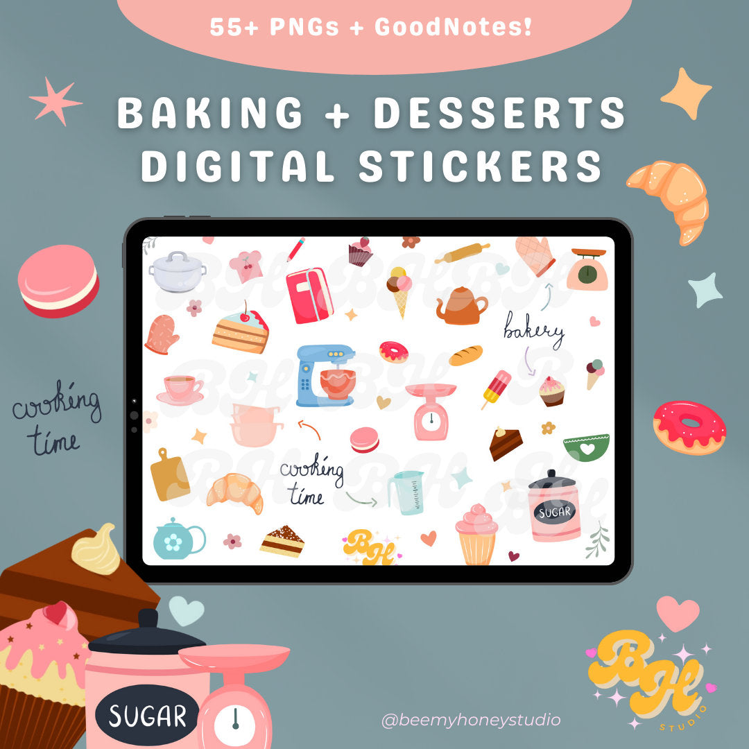 Baking + Desserts Digital Sticker Pack