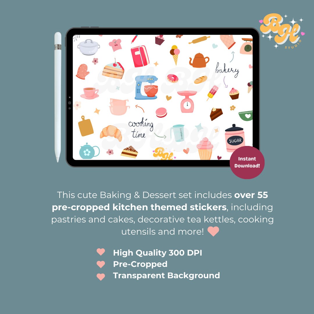 Baking + Desserts Digital Sticker Pack